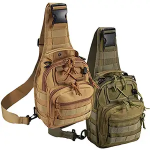 Sturdyarmor Crossbody Shoulder Bag 600D Oxford Outdoor Molle Sling Daypack Tactical Chest Bag