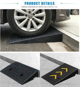 Rampe en caoutchouc antidérapante robuste pour la maison, l'entrepôt commercial, fauteuil roulant, <span class=keywords><strong>voiture</strong></span>, poussette, <span class=keywords><strong>seuil</strong></span> accessible, <span class=keywords><strong>chargement</strong></span> - Product Image 3