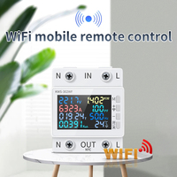 YIERYI 2P 63A Circuit fuite de terre sur sous tension protecteur relais interrupteur disjoncteur électrique Wifi Tuya compteur d'énergie intelligent