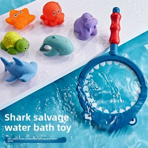 Tiburón <span class=keywords><strong>que</strong></span> cambia <span class=keywords><strong>de</strong></span> <span class=keywords><strong>Color</strong></span>, juguetes <span class=keywords><strong>de</strong></span> baño <span class=keywords><strong>de</strong></span> tortuga pequeña, juego <span class=keywords><strong>de</strong></span> agua para niños pequeños, red para atrapar <span class=keywords><strong>peces</strong></span>, detección <span class=keywords><strong>de</strong></span> temperatura, agua <span class=keywords><strong>de</strong></span> baño - Product Image 3