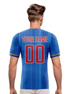 Kaos Sepak Bola Italia Custom Jersey Sepak Bola Personal dengan Nama Nomor Kaos Tim Sepak Bola Nasional Hadiah untuk Pria Wanita Remaja - Product Image 4
