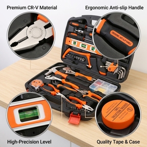 Juego de Herramientas Manuales Portátiles para Reparación de Automóviles y Hogar, 106 Piezas, Acero CR-V, Kit de Herramientas Universal Combinado, Personalizable, Compatible con OEM - Product Image 4