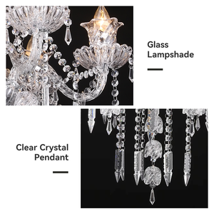 <span class=keywords><strong>Lampadario</strong></span> a Doppia Altezza <span class=keywords><strong>Moderno</strong></span> ed Elegante per <span class=keywords><strong>Sala</strong></span> Banchetti, Soggiorno e Ingresso - Product Image 3