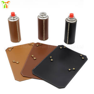 Netum <span class=keywords><strong>2022</strong></span> YY — cassette pliante en cuir, tapis de protection de la tête de poêle à araignée argentée, pour camping en plein air - Product Image 4