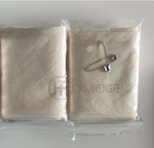 القطن مبيض الإسعافات الأولية الطبية خلع الملابس مثلث القطن الثلاثي ضمادة - Product Image 5