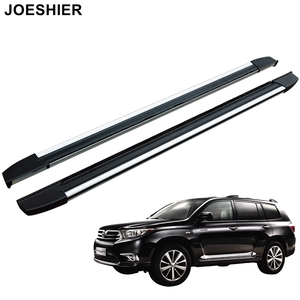 JOESHIER 4x4 <b>Car</b> Side Steps <b>Pedal</b> Type Full Set for Highlander 2009-2014 Off-Road Aluminum Alloy Running Board - Product Image 1
