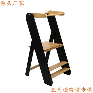 Torre de aprendizaje Montessori, escalera para lavarse las manos, taburete plegable para lavabo infantil, torre de aprendizaje, taburete para niños pequeños - Product Image 4