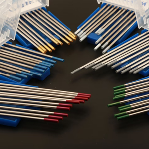 1/16 WT20 Electrodos de tungsteno de torio rojo Varilla de soldadura de tungsteno verde gris 2,4 WC20 WP20 - Product Image 1
