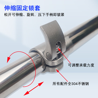 YUNTUO personnaliser le support de montage au plafond extensible en acier inoxydable de qualité support de montage de caméra CCTV avec joint Cardon