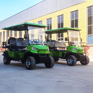 Factory Direct Sale Customized 6-Seater Electric Sightseeing Bus New Energy Golf Car with Q235B Steel and Lead-acid <b>Battery</b> - Product Image 2