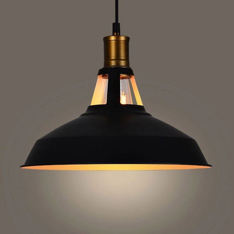 Luz de Techo Lámpara Colgante Industrial Redondo 3 Luz Humanoide Negro Luz de Techo Lámpara Colgante Industrial Redondo 3 Luz Humanoide Negro