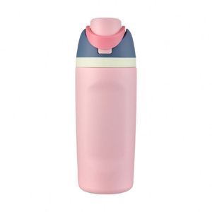 Botella de Agua Deportiva Personalizada con Logotipo, Termo Aislado al Vacío de Acero Inoxidable 304 de 16 oz, Botella Deportiva Portátil - Product Image 4