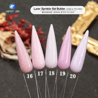 Gel de construction laiteux pour extensions d'ongles, effet laser, modelage, gel dur UV, gel de couleur pour construction en pot, marque privée