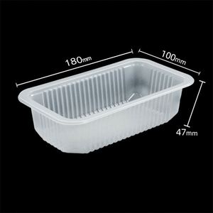 Bandeja Interior Desechable de PP 1810 para Alimentos, para Empacar Sándwiches, Hamburguesas, Pizza y Fideos, Forma Personalizable, Caja con Atmósfera Modificada - Product Image 1