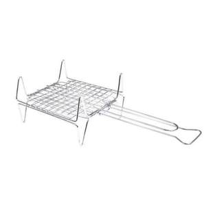 Panier de barbecue en acier inoxydable 304 de 22x22 cm pour cuisine extérieure, camping, avec poêles en bois, charbon de bois pour utilisation en cuisine intérieure - Product Image 2