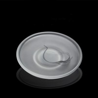 Sous-verre en verre Lotus Jade, écologique et de haute qualité, anti-brûlure, pour la cérémonie du thé Kung Fu