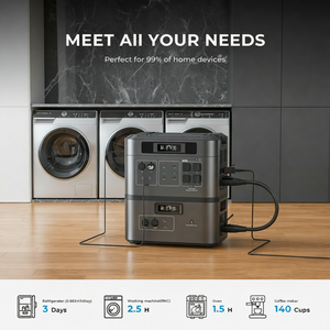 Générateur solaire portable d'urgence UPS avec batterie LiFePO4 3000W 3300W 3600W - Product Image 6