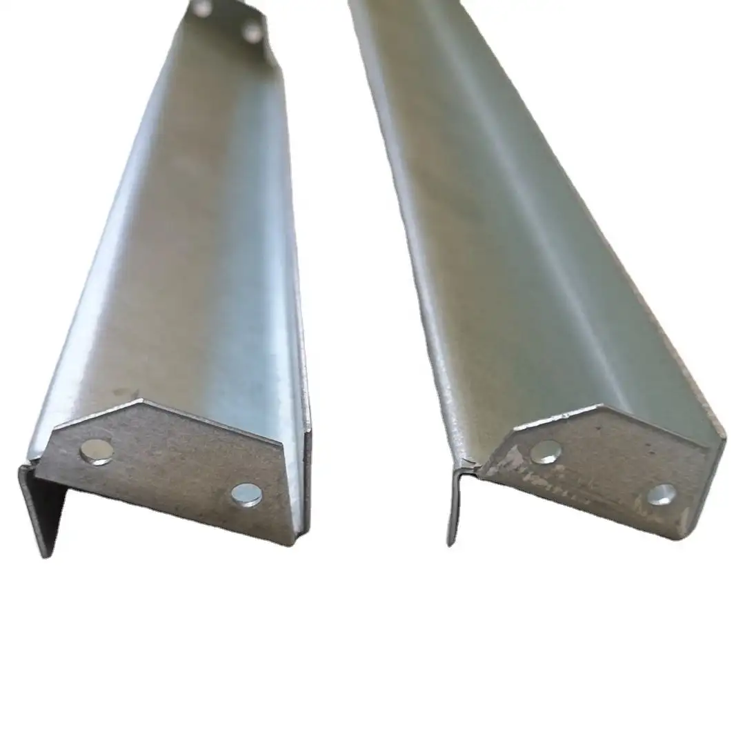 Penjualan pabrik dukungan seismik pemasangan AC Laser lembar pemotong Metal Bracket sudut galvanis