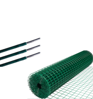Fabricant direct de grillage soudé en PVC pour la protection industrielle et la construction, revêtement en plastique