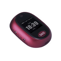 Reloj Inteligente GPS Resistente al Agua RF-V45 con Alarma de Caídas, Dispositivo de Rastreo GPS Personal 4G para Personas Mayores, Pulsera GPS