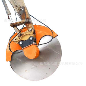 Scie à roche pour excavatrice, scie à disque hydraulique sur chenilles pour béton, rotation à 360 degrés, découpe minière - Product Image 5