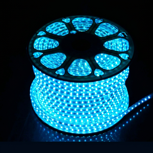 ไฟ LED สว่างพิเศษ 220V สำหรับภายนอกอาคาร กันน้ำ แสงวอร์มไวท์ แถบไฟยืดหยุ่นสำหรับตกแต่งผนังภายนอก โปรเจค และเพดาน - Product Image 1