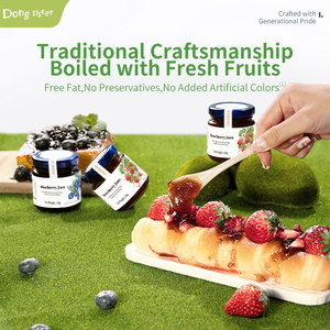 OEM ODM trà bong bóng Thành phần bánh quy mứt trái cây kem tráng miệng 120g mứt dâu - Product Image 3