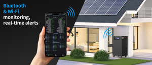 Système d'énergie domestique tout-en-un Avepower 51,2 V 280 Ah 15 kWh, batterie lithium-ion LiFePO4 48 V avec onduleur solaire 6,2 kW - Product Image 4