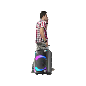 Haut-parleur <span class=keywords><strong>de</strong></span> <span class=keywords><strong>barre</strong></span> <span class=keywords><strong>de</strong></span> <span class=keywords><strong>son</strong></span> sans fil 12 pouces Heavy Bass Supports Card Fm Radio Portable Blue tooth Speaker - Product Image 4