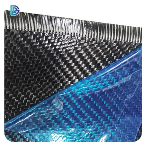 Tela de fibra de carbono de sarga preimpregnada de curado rápido GDE 3K 220 Gsm hecha por pedido tela fresca no almacenada - Product Image 2
