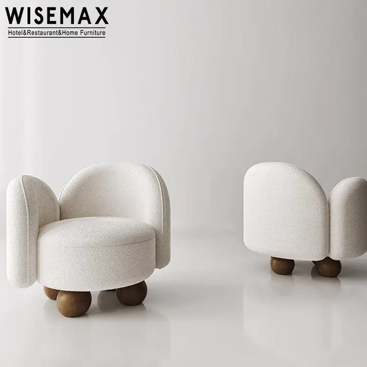 Wisemax Meubels Moderne Teddystof Sofa Stoel Minimalistisch Accent Meubels Kids Sofa Stoel Voor Woonkamer