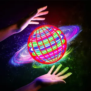Boule Volante Rechargeable Lumineuse LED Automatique, Effet Galaxie, UFO Magique Flottant, Boomerang Extérieur, Globe Cosmique, Jouet Cadeau - Product Image 2