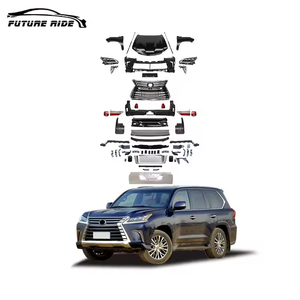 Kit de carrocería mejorado lc200, ajuste Exterior LX570 para Kit de carrocería lc200 2008-2015 Land Cruiser 200 a <span class=keywords><strong>2018</strong></span>, modelo <span class=keywords><strong>LEXUS</strong></span> 570 - Product Image 1