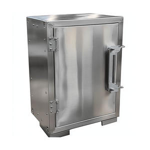 Juego de fabricación de chapa de acero laminado en frío negro personalizado OEM para cajas superiores Cajas de conexiones de batería Caja eléctrica - Product Image 1