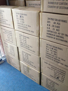 Op maat gemaakte polykristallijne zonnecel glas zonnepaneel 3W 3,5W Watt 7V zonnepaneel voor de Indiase markt zonne-LED verlichting - Product Image 6