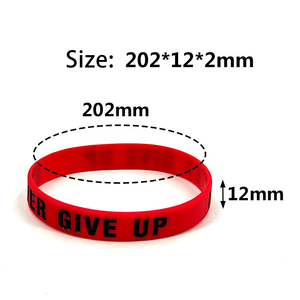 Braccialetto in Silicone Colorato Impermeabile, Cinturino in Gomma Personalizzato con Logo e Testo, Ordine all'Ingrosso per Eventi e Campagne - Product Image 3