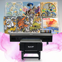 Impresora UV Plana LED de Formato Pequeño China TechJet 9060 con Cabezales de Impresión I3200
