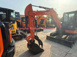 Популярная оригинальная японская техника хорошего состояния, запчасти для небольших подержанных экскаваторов Hitachi, гидравлический гусеничный экскаватор ZX55 - Product Image 5