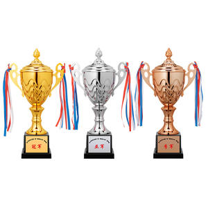 Prix de gros <span class=keywords><strong>d</strong></span>'usine trophée en métal lettres personnalisées base sport jeu récompense école <span class=keywords><strong>entreprise</strong></span> - Product Image 1