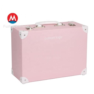 Màu Hồng Biểu Tượng Tùy Chỉnh Phong Cách Văn Phòng Lưu Trữ Nhà Tổ Chức Hộp Giấy Các Tông Vali Cho Quà Tặng Bao Bì - Product Image 4