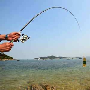 <span class=keywords><strong>Kit</strong></span> Canna da Pesca Telescopica con Mulinello 2.1m Canna da Pesca in Fibra di Vetro Telescopica per Acqua Salata e Dolce - Product Image 1