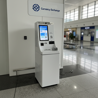 Cajero Automático Jinrui FCM-501 con Sistema Operativo Win10, Pantalla Táctil de 18.5 Pulgadas, Resistente, con Base para Piso, para Cambio de Divisas