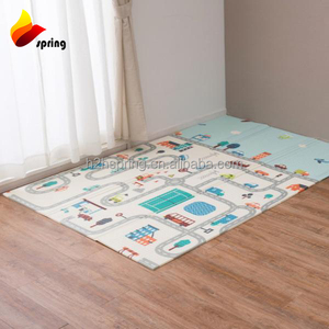 Ville moderne Conception de routes Jouets pour bébés <span class=keywords><strong>Tapis</strong></span> de <span class=keywords><strong>jeu</strong></span> pour enfants <span class=keywords><strong>Tapis</strong></span> de <span class=keywords><strong>jeu</strong></span> pliables en XPE imperméable pour bébés - Product Image 3