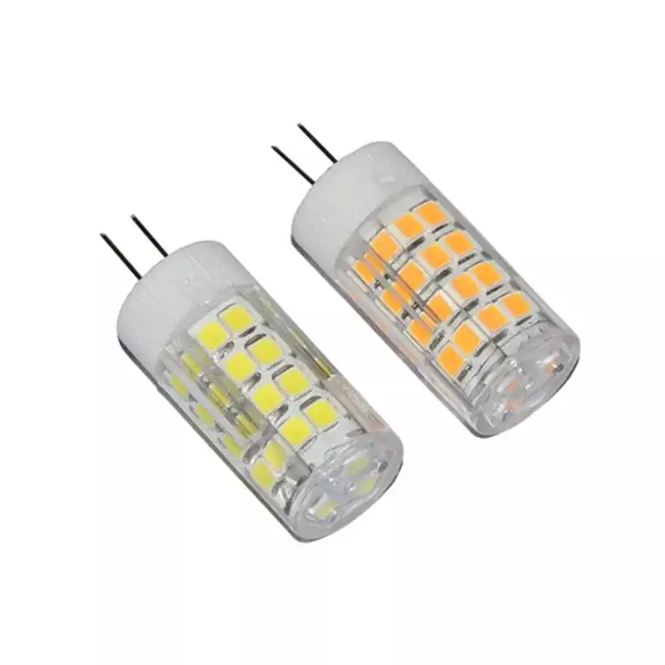 Smd2835 lâmpada de freio automotivo, ac/dc, 12v, voltagem, led milho, g4, lâmpada traseira de carro, lâmpada de freio automática