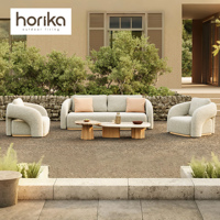 Ensemble de canapés d'extérieur au design unique Mobilier de jardin Canapés de jardin modernes et luxueux Mobilier d'extérieur Ensemble de canapés de patio pour hôtel villa