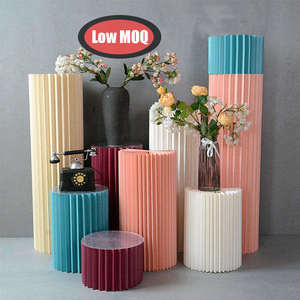 แท่นวางกระดาษโต๊ะแบบพับได้สำหรับตกแต่งงานเลี้ยงแต่งงานงาน QT230076สร้างสรรค์สำหรับวางขนมหวาน - Product Image 6