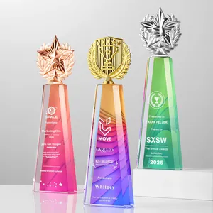 Nouveau Or Argent Bronze Écologique UV Imprimé Poli Trophées Personnalisé Vente Compétitions Jeux <span class=keywords><strong>De</strong></span> Sport Récompenses <span class=keywords><strong>Chant</strong></span> - Product Image 3