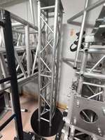 Sistema de Soporte Portátil de Aluminio F34 Totem Truss para Luces Móviles de DJ, Pre-ensamblado con Conector de 290mm para Conciertos, Bodas y Espectáculos en Clubes