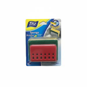 Spugna e gruccia per pulire per organizzare i tuoi prodotti per la pulizia della cucina - Product Image 1