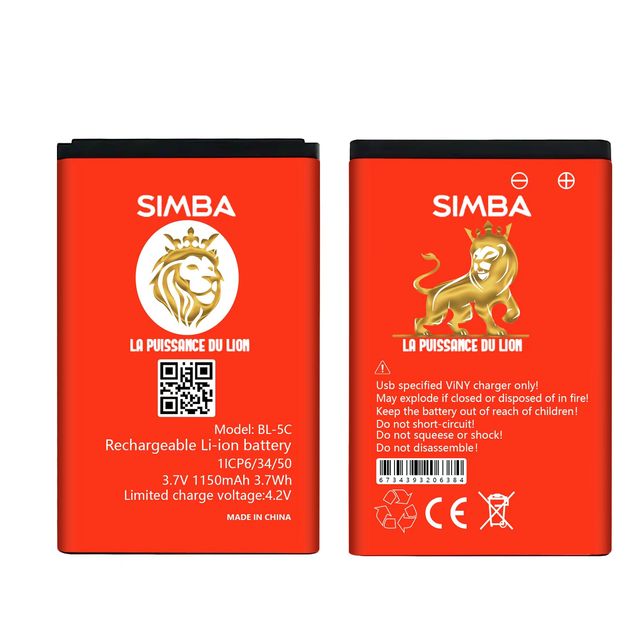 Factory Customized BL5C BL-5C BL 5C Phone Battery for Nokia Batterie Tecno Telephone Original 2500mah Bl 25bi Battery